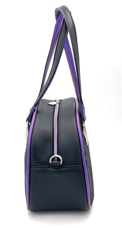 Purple Floral Trek Bowler Bag - DefiantThreads