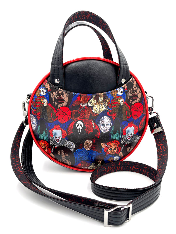 Stained Glass Horror Circle Bag