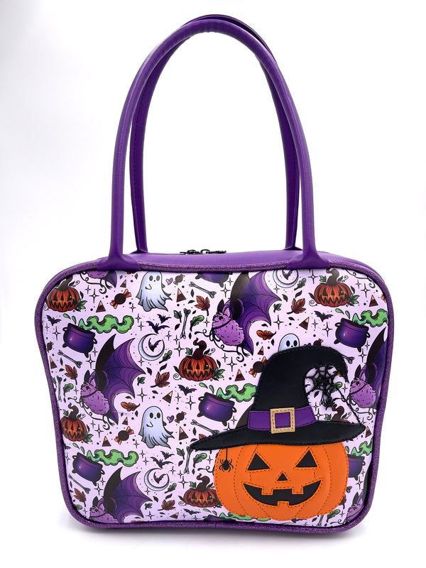 Pumpkin Fall Frights Bowler Bag