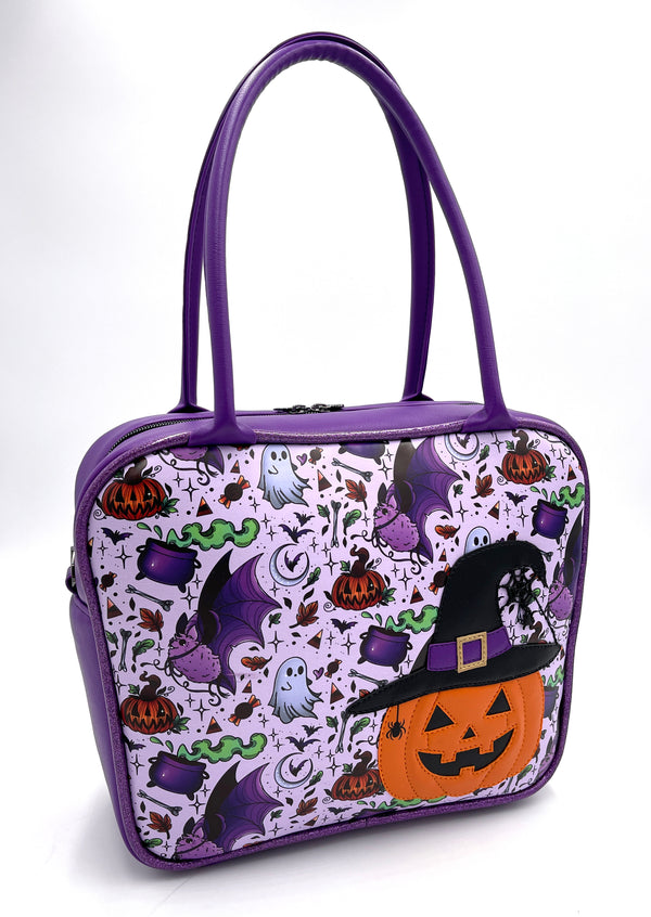 Pumpkin Fall Frights Bowler Bag