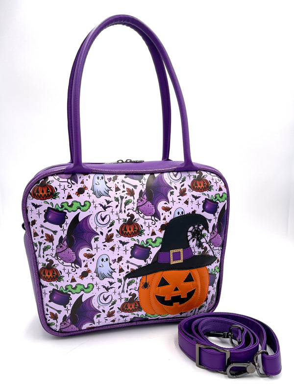 Pumpkin Fall Frights Bowler Bag