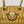 Load image into Gallery viewer, Gold Quilted WW Domed Handbag
