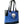 Load image into Gallery viewer, Black and Blue Bo Helmet Design Handbag

