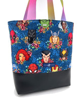 Floral Superheroes Tote