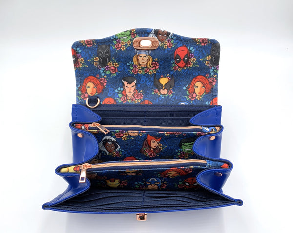 Superhero Floral Clutch Wallet