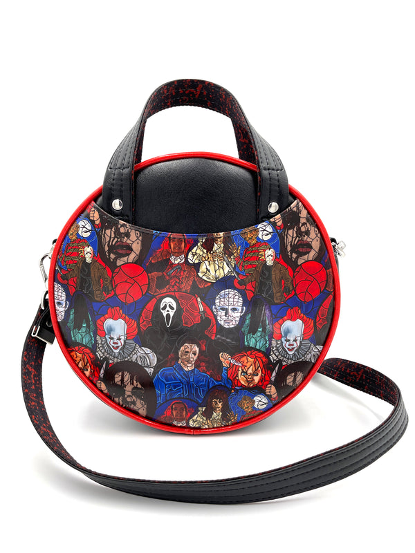 Stained Glass Horror Circle Bag
