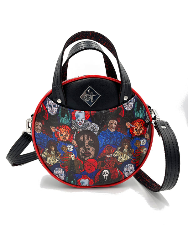 Stained Glass Horror Circle Bag