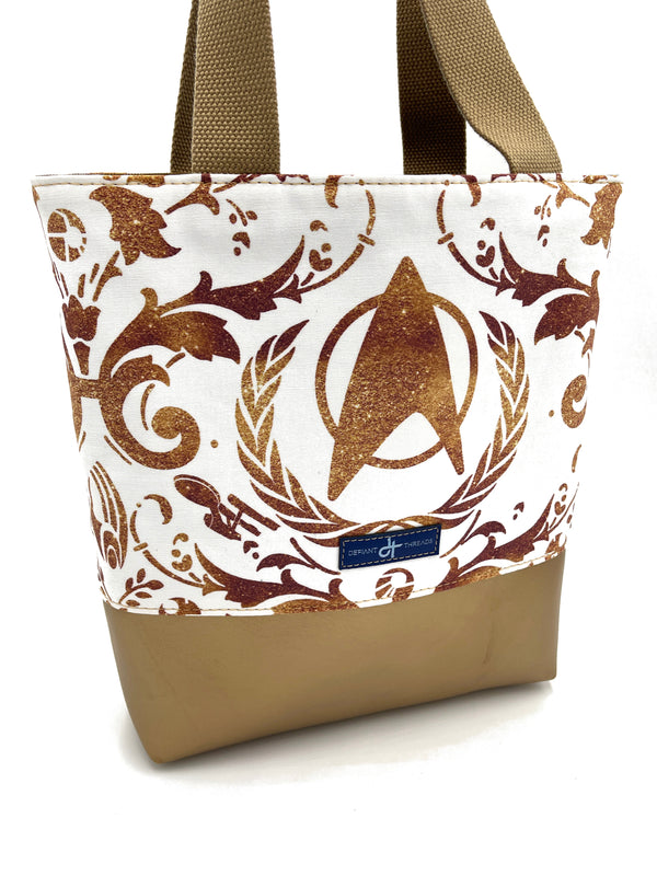 Gold Final Frontier Tote