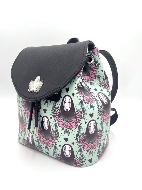 Floral No-Face Backpack - Made to Order