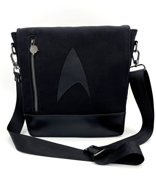 Boldly Go Canvas Messenger Bag