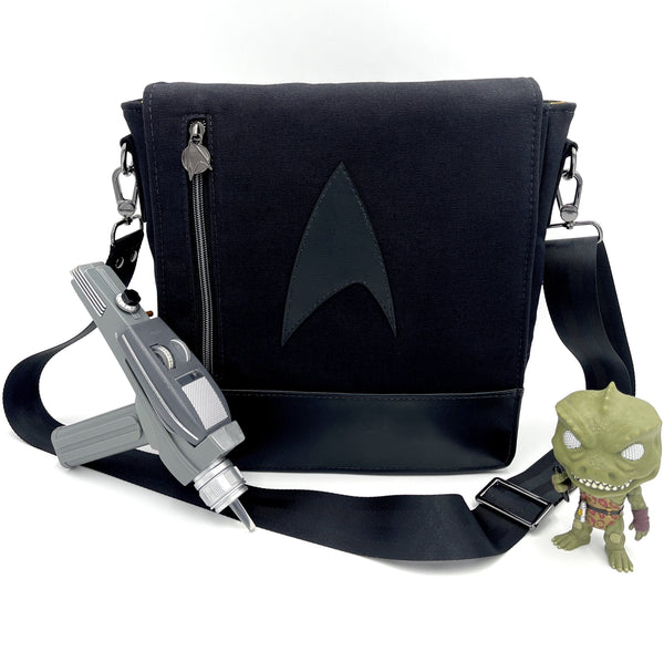 Boldly Go Canvas Messenger Bag