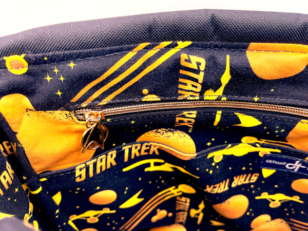 Boldly Go Canvas Messenger Bag