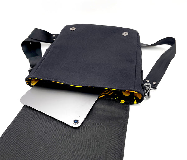 Boldly Go Canvas Messenger Bag