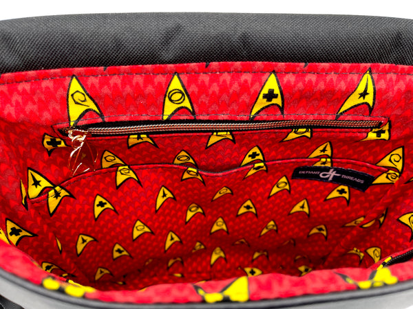 Boldly Go Messenger Bag - Engineering Red