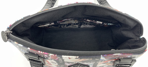 Comic Cat Burglar Domed Handbag