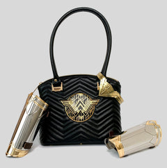 Black Quilted WW Inspired Handbag - DefiantThreads
